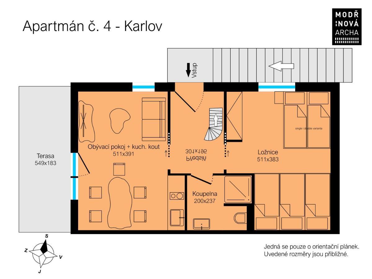 Apartmany Modrinova Archa S Privatni Saunou Vaclavov u Bruntalu Dış mekan fotoğraf