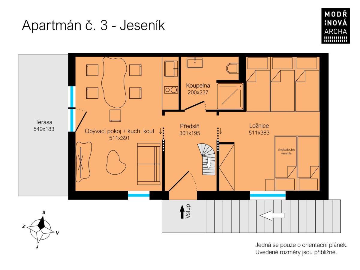 Apartmany Modrinova Archa S Privatni Saunou Vaclavov u Bruntalu Dış mekan fotoğraf