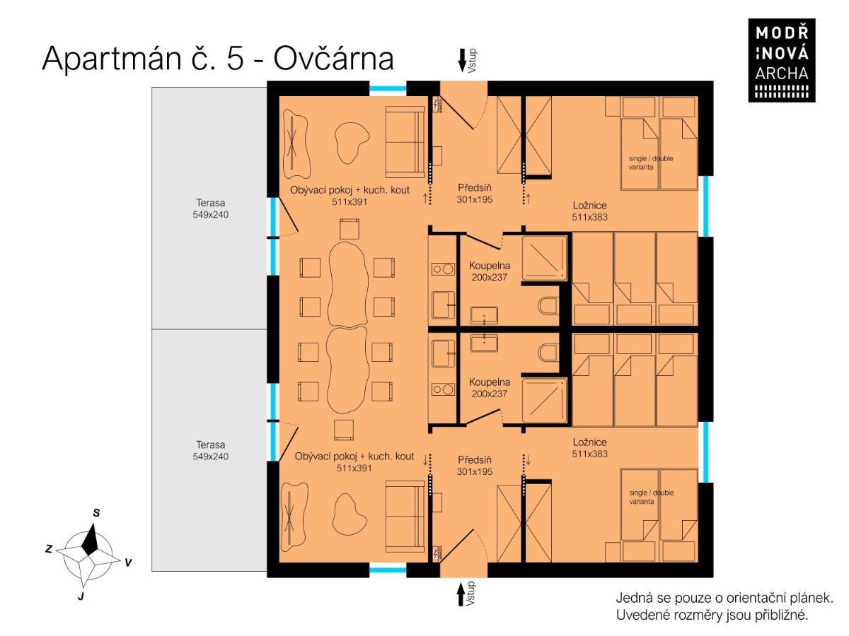 Apartmany Modrinova Archa S Privatni Saunou Vaclavov u Bruntalu Dış mekan fotoğraf